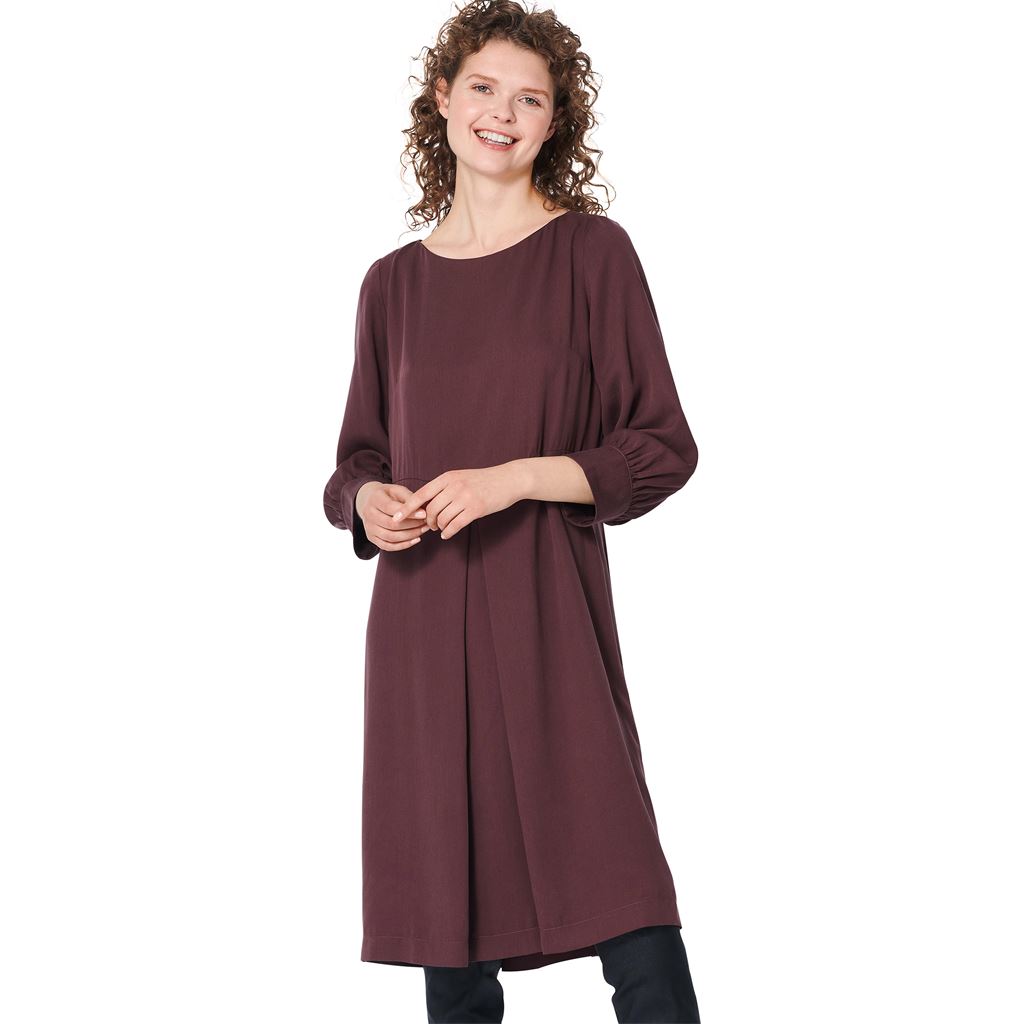 Burda Style Pattern 5975 Misses Dress with Scoop Neckline and Sleeve Bands B5975 Image 3 From Patternsandplains.com