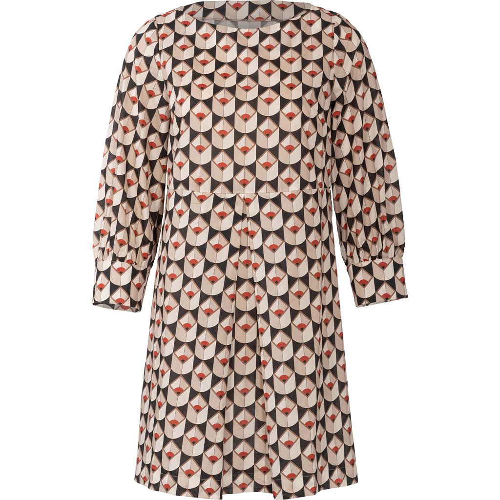 Burda Style Pattern 5975 Misses Dress with Scoop Neckline and Sleeve Bands B5975 Image 5 From Patternsandplains.com