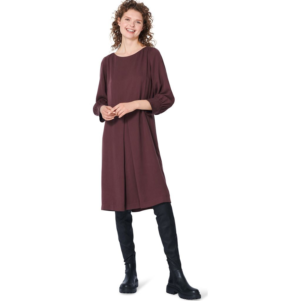 Burda Style Pattern 5975 Misses Dress with Scoop Neckline and Sleeve Bands B5975 Image 9 From Patternsandplains.com