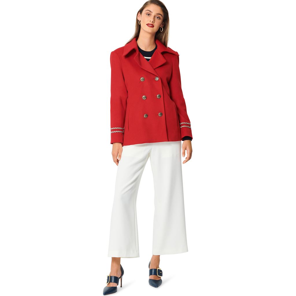 Burda Style Pattern 5984 Misses Caban Jacket and Trench Coat B5984 Image 6 From Patternsandplains.com