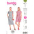 Burda Style Pattern 6004 Misses Dress and Jumpsuit B6004 Image 1 From Patternsandplains.com