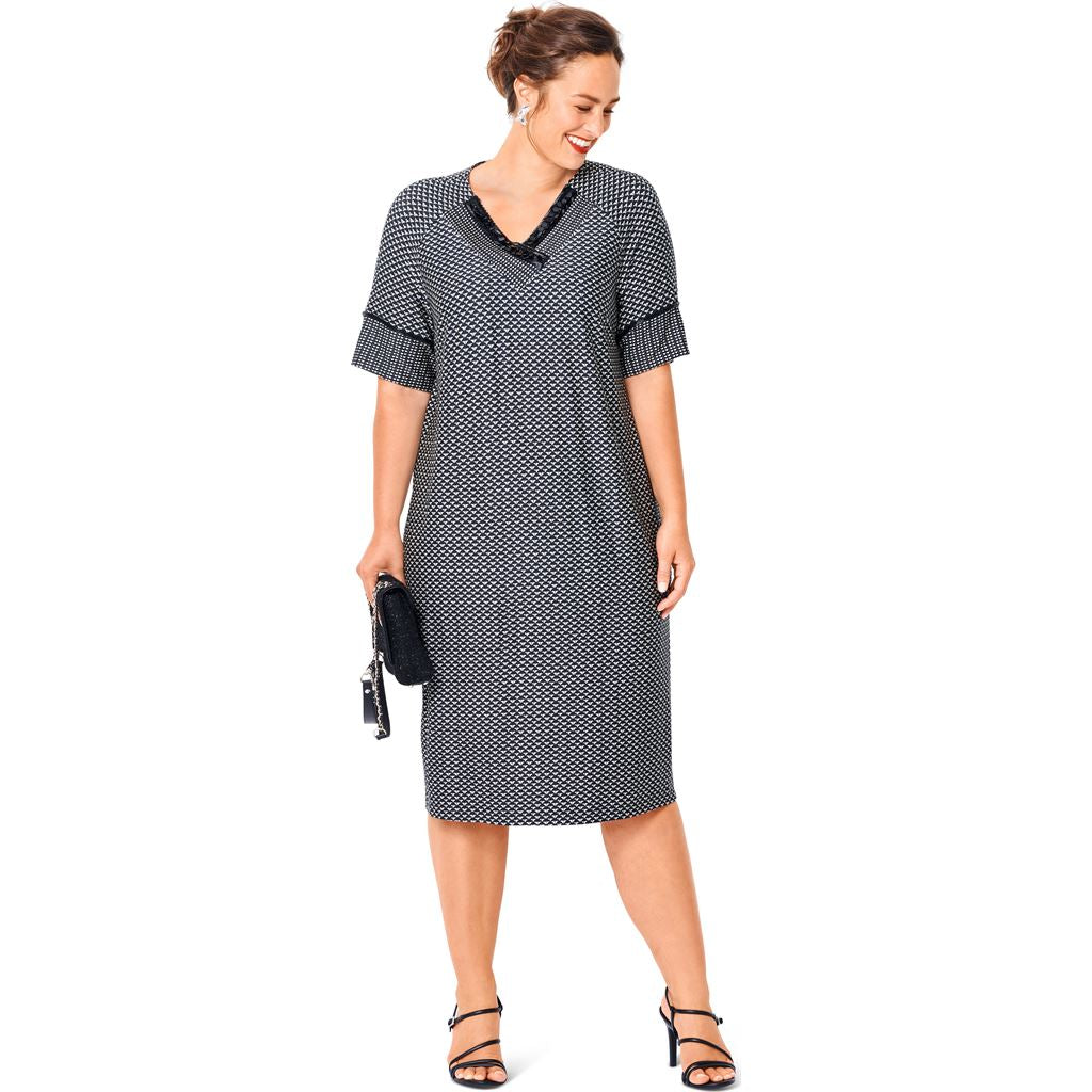 Burda Style Pattern 6018 Misses Dress and Top B6018 Image 5 From Patternsandplains.com