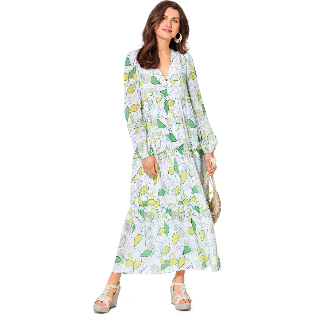 Burda Style Pattern 6023 Misses Dress and Blouse B6023 Image 2 From Patternsandplains.com