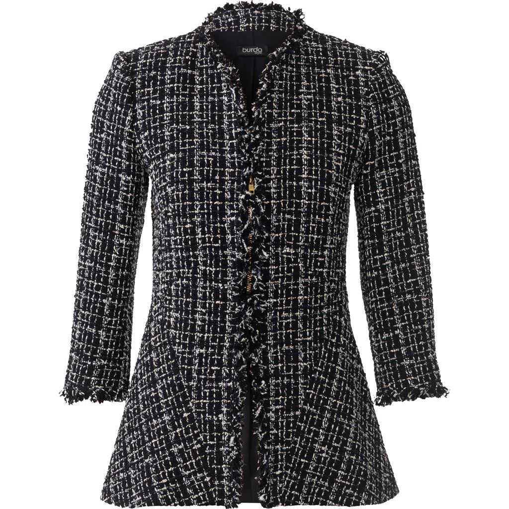 Burda Style Pattern 6029 Misses Jacket B6029 Image 5 From Patternsandplains.com