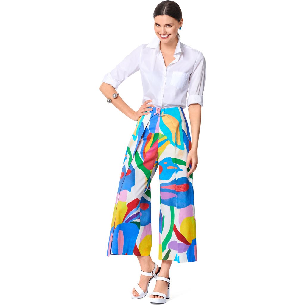 Burda Style Pattern 6032 Misses Culottes B6032 Image 4 From Patternsandplains.com