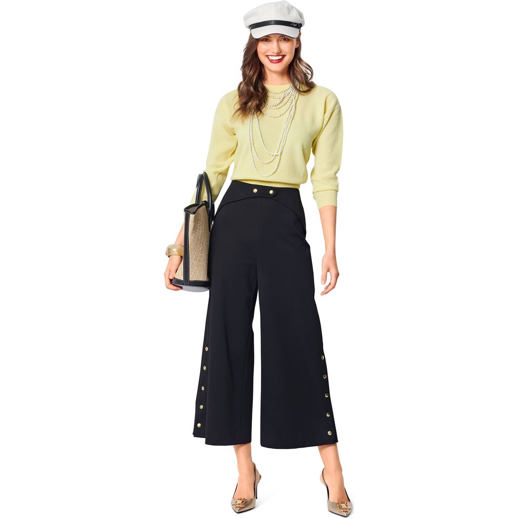 Burda Style Pattern 6032 Misses Culottes B6032 Image 7 From Patternsandplains.com