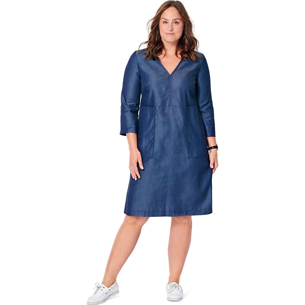 Burda Style Pattern 6036 Misses Dress B6036 Image 4 From Patternsandplains.com