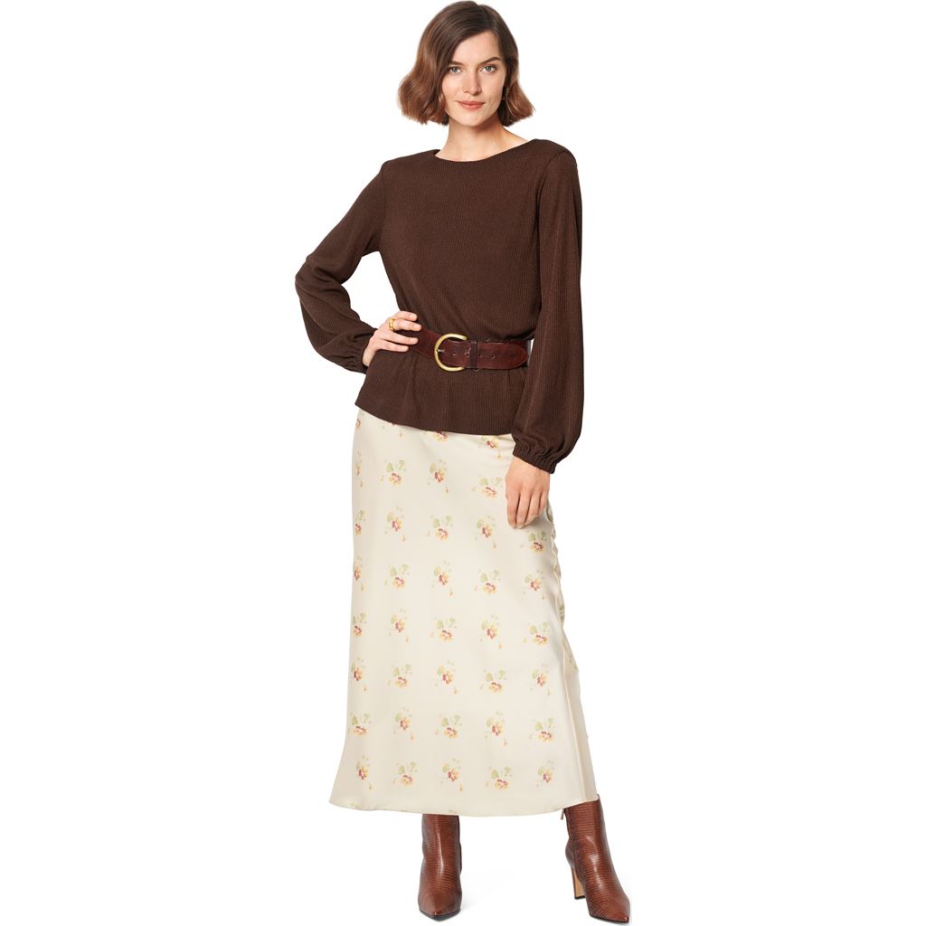 Burda Style Pattern 6059 Misses Top and Blouse B6059 Image 2 From Patternsandplains.com