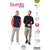 Burda Style Pattern 6064 Mens Classic Sweatshirt with Hood or Neckband B6064 Image 1 From Patternsandplains.com