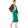 Burda Style Pattern 6073 Misses Skirt in Three Lengths with Elastic Slim Shape B6073 Image 3 From Patternsandplains.com