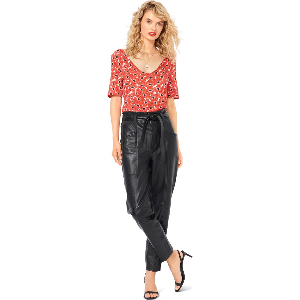 Burda Style Pattern 6075 Misses Top Dress Slim Shape with V Neck B6075 Image 3 From Patternsandplains.com