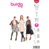 Burda Style Pattern 6084 Misses Wrap Skirt with Inverted Pleats B6084 Image 1 From Patternsandplains.com