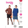 Burda Style Pattern 6093 Misses Pullover with Deep Back Neckline Slit and Bow B6093 Image 1 From Patternsandplains.com