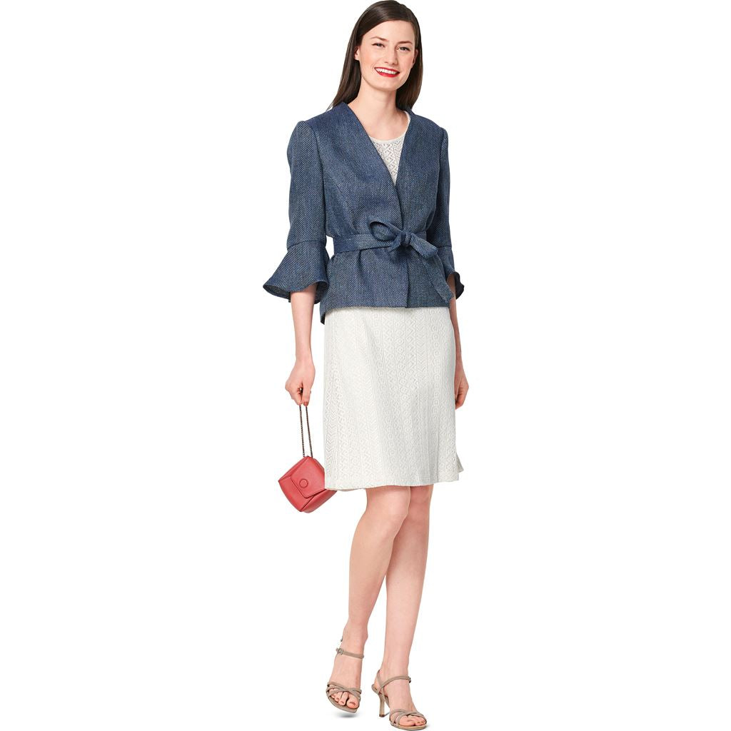 Burda Style Pattern 6100 Misses Jacket B6100 Image 4 From Patternsandplains.com