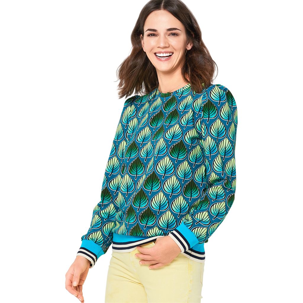 Burda Style Pattern 6109 Misses Sweatshirt B6109 Image 4 From Patternsandplains.com