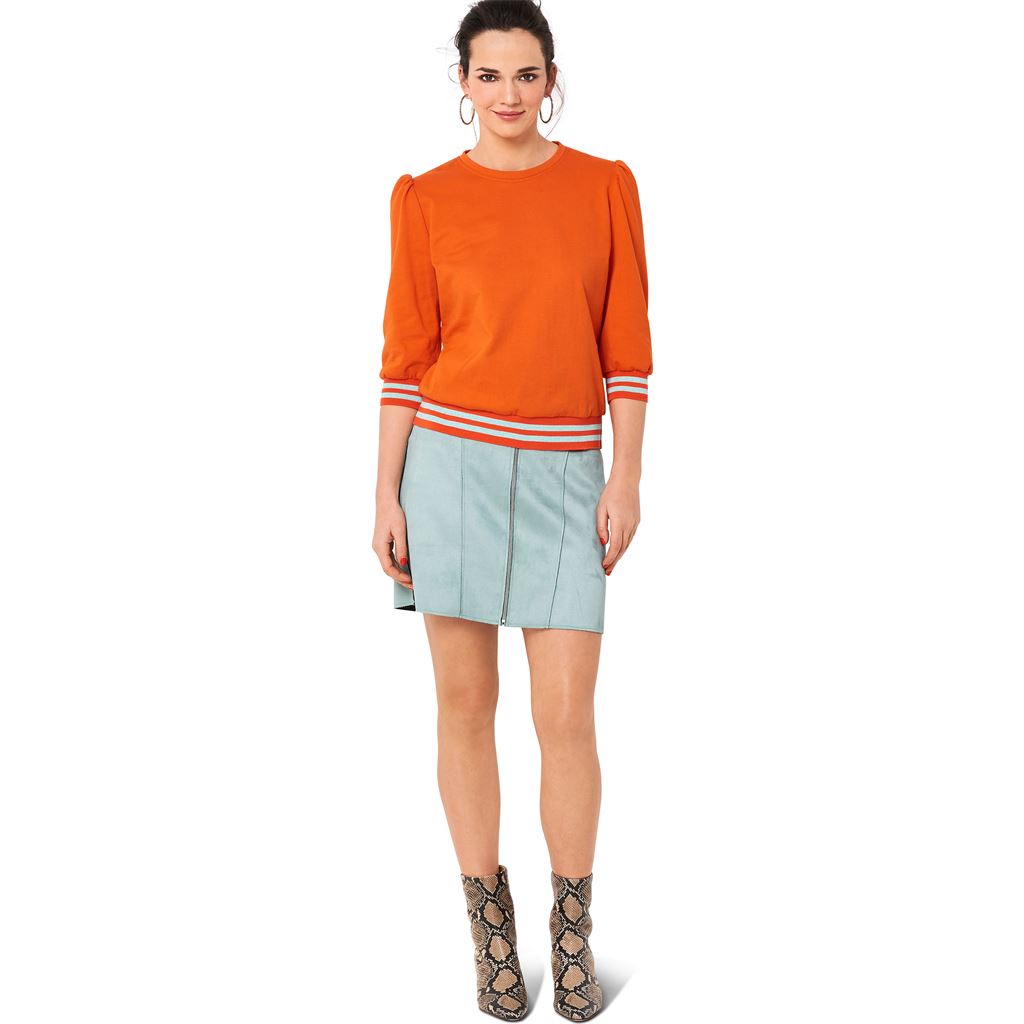 Burda Style Pattern 6109 Misses Sweatshirt B6109 Image 5 From Patternsandplains.com