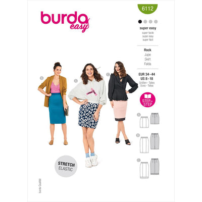 Burda Style Pattern 6112 Misses Skirt B6112 Image 1 From Patternsandplains.com