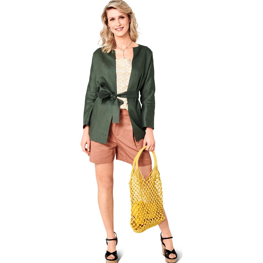 Burda Style Pattern 6123 Misses Jacket B6123 Image 5 From Patternsandplains.com