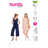 Burda Style Pattern 6134 Misses Jumpsuit B6134 Image 1 From Patternsandplains.com