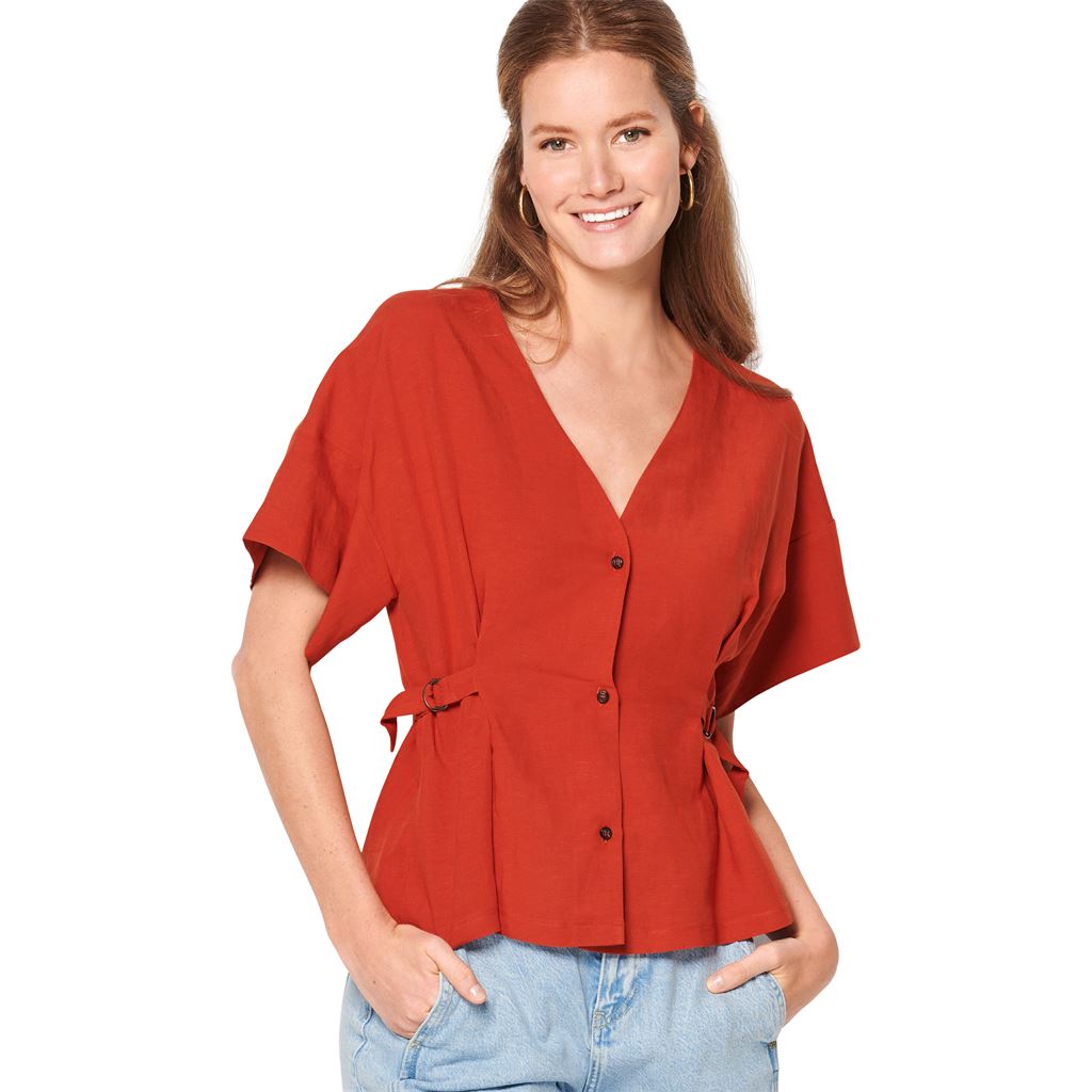 Burda Style Pattern 6135 Misses Blouse B6135 Image 3 From Patternsandplains.com