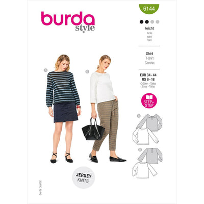 Burda Style Pattern 6144 Misses Top B6144 Image 1 From Patternsandplains.com