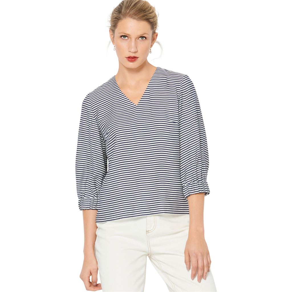 Burda Style Pattern 6146 Misses Blouse B6146 Image 3 From Patternsandplains.com