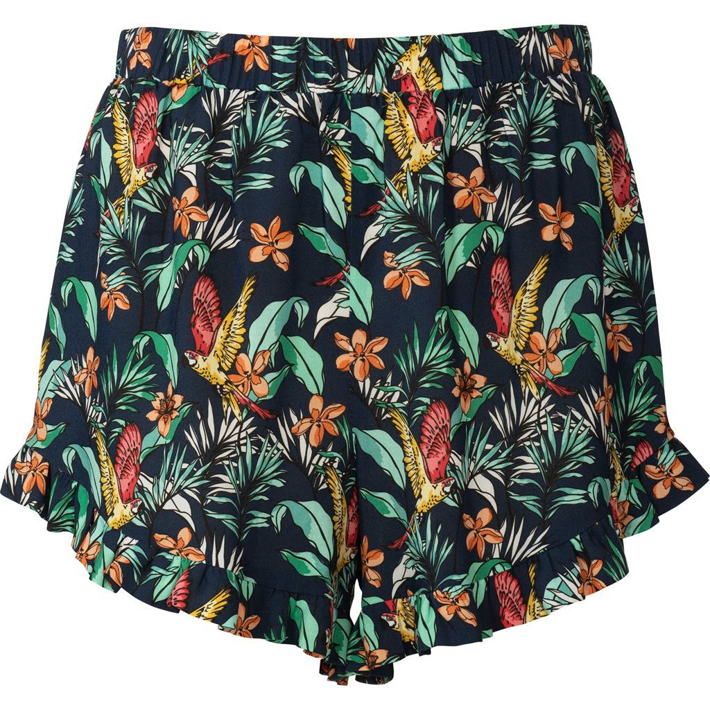 Burda Style Pattern 6199 Misses Trousers Pants Shorts Elastic Waist Hem Frills B6199 Image 3 From Patternsandplains.com