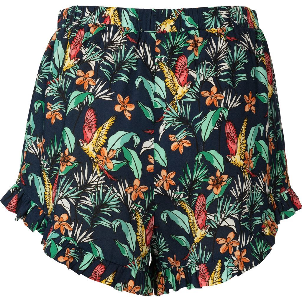 Burda Style Pattern 6199 Misses Trousers Pants Shorts Elastic Waist Hem Frills B6199 Image 4 From Patternsandplains.com