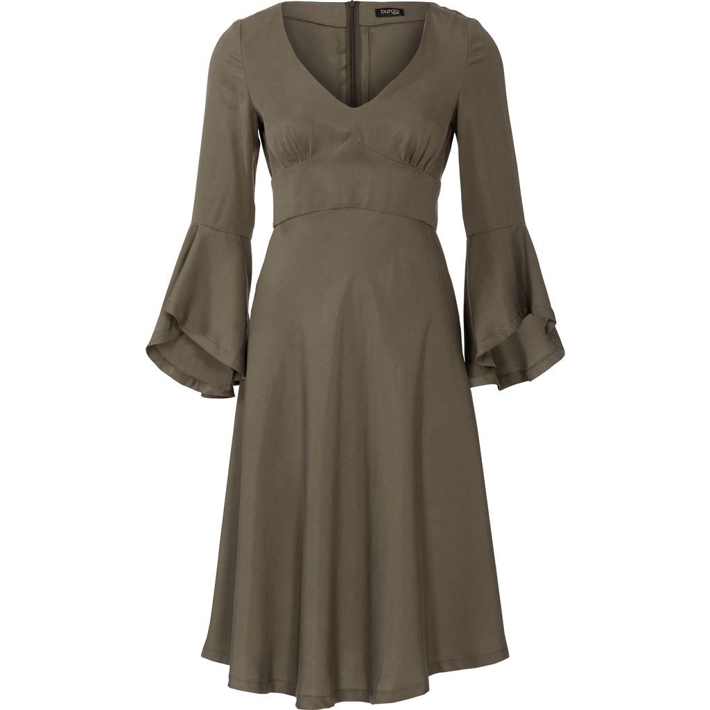 Burda Style Pattern 6205 Misses Dress with Empire Waist Bell shaped Skirt B6205 Image 6 From Patternsandplains.com