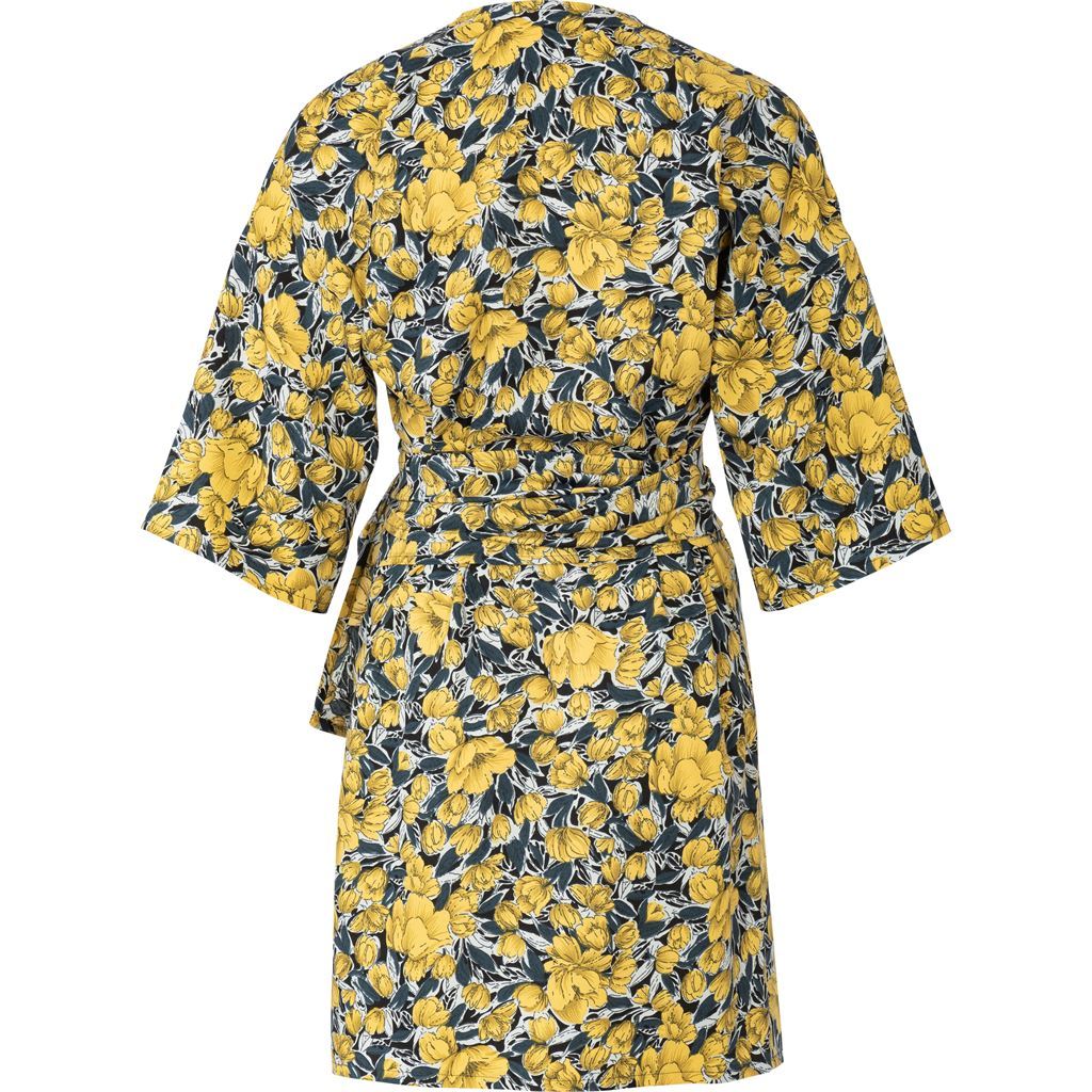 Burda Style Pattern 6207 Misses Wrap Dress with Tie Bands Hem and Neckline Flounces B6207 Image 4 From Patternsandplains.com