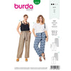 Burda Style Pattern 6218 Womens Trousers Pants Straight Leg Patch Pockets B6218 Image 1 From Patternsandplains.com