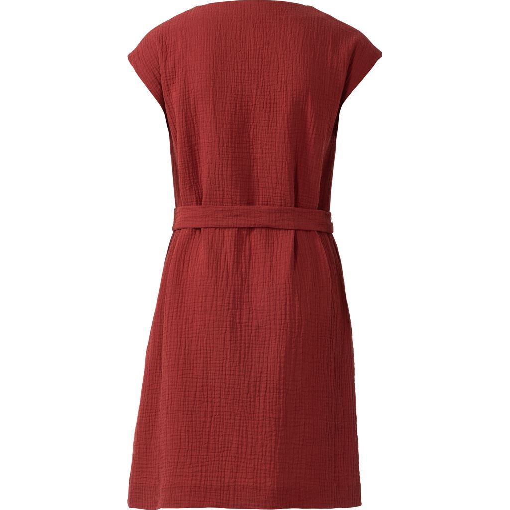 Burda Style Pattern 6221 Misses Dress Sleeveless V Neck with Flounce Casual Cut B6221 Image 4 From Patternsandplains.com