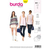 Burda Style Pattern 6234 Misses Blouse Top V Neck B6234 Image 1 From Patternsandplains.com