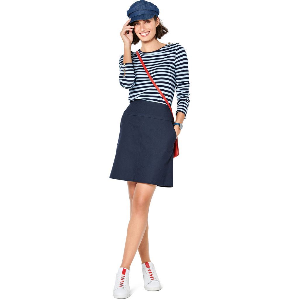 Burda Style Pattern 6235 Misses Skirt with Yoke Hip Yoke Pockets B6235 Image 2 From Patternsandplains.com