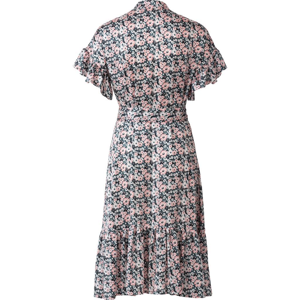 Burda Style Pattern 6240 Misses Dress with Button Fastening Stand Collar Frills B6240 Image 7 From Patternsandplains.com