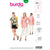 Burda Style Pattern 6245 Misses Blouse Tunic Top V Neck Back Button Fastening B6245 Image 1 From Patternsandplains.com