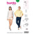 Burda Style Pattern 6246 Misses Top Sweatshirt Round Neckline Sleeves with a Twist B6246 Image 1 From Patternsandplains.com