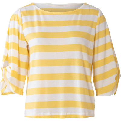 Burda Style Pattern 6246 Misses Top Sweatshirt Round Neckline Sleeves with a Twist B6246 Image 3 From Patternsandplains.com