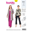Burda Style Pattern 6248 Misses Coat Jacket Collarless B6248 Image 1 From Patternsandplains.com