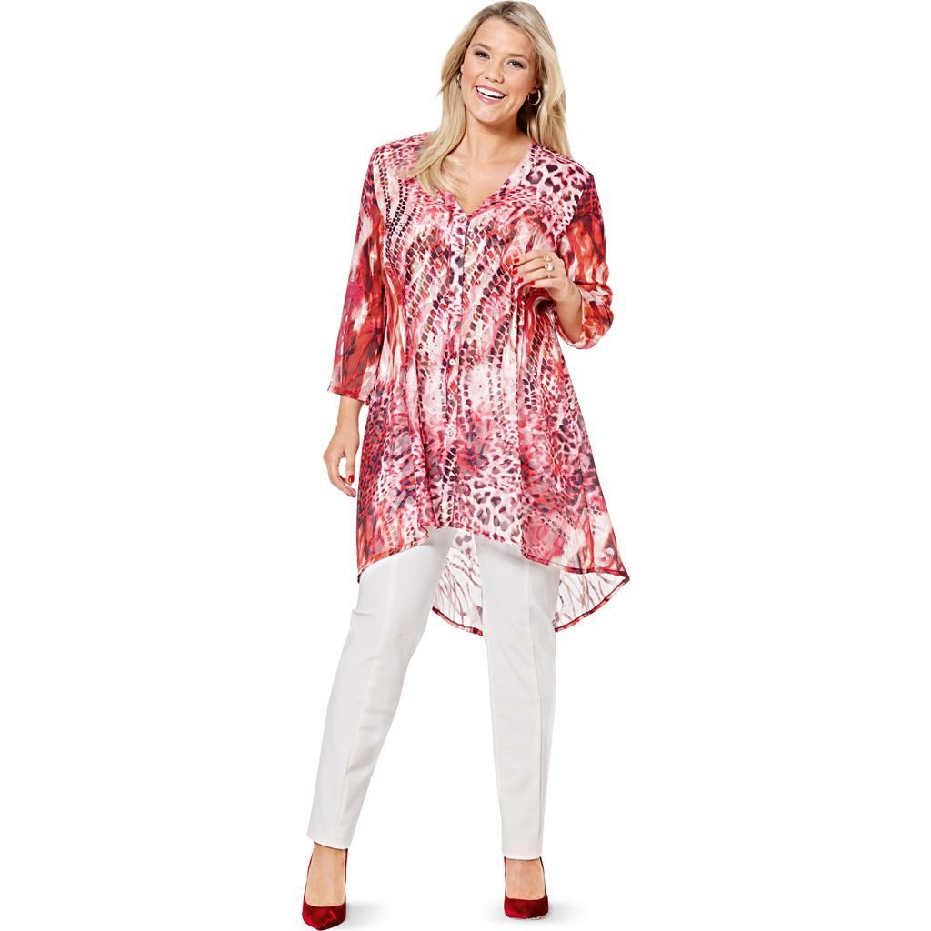 Burda Style Pattern 6615 Blouse 6615 Image 2 From Patternsandplains.com