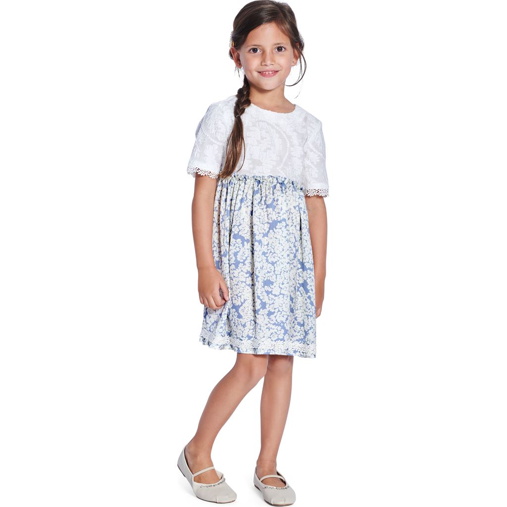 Burda Style Pattern 9226 Childrens Dress B9226 Image 4 From Patternsandplains.com