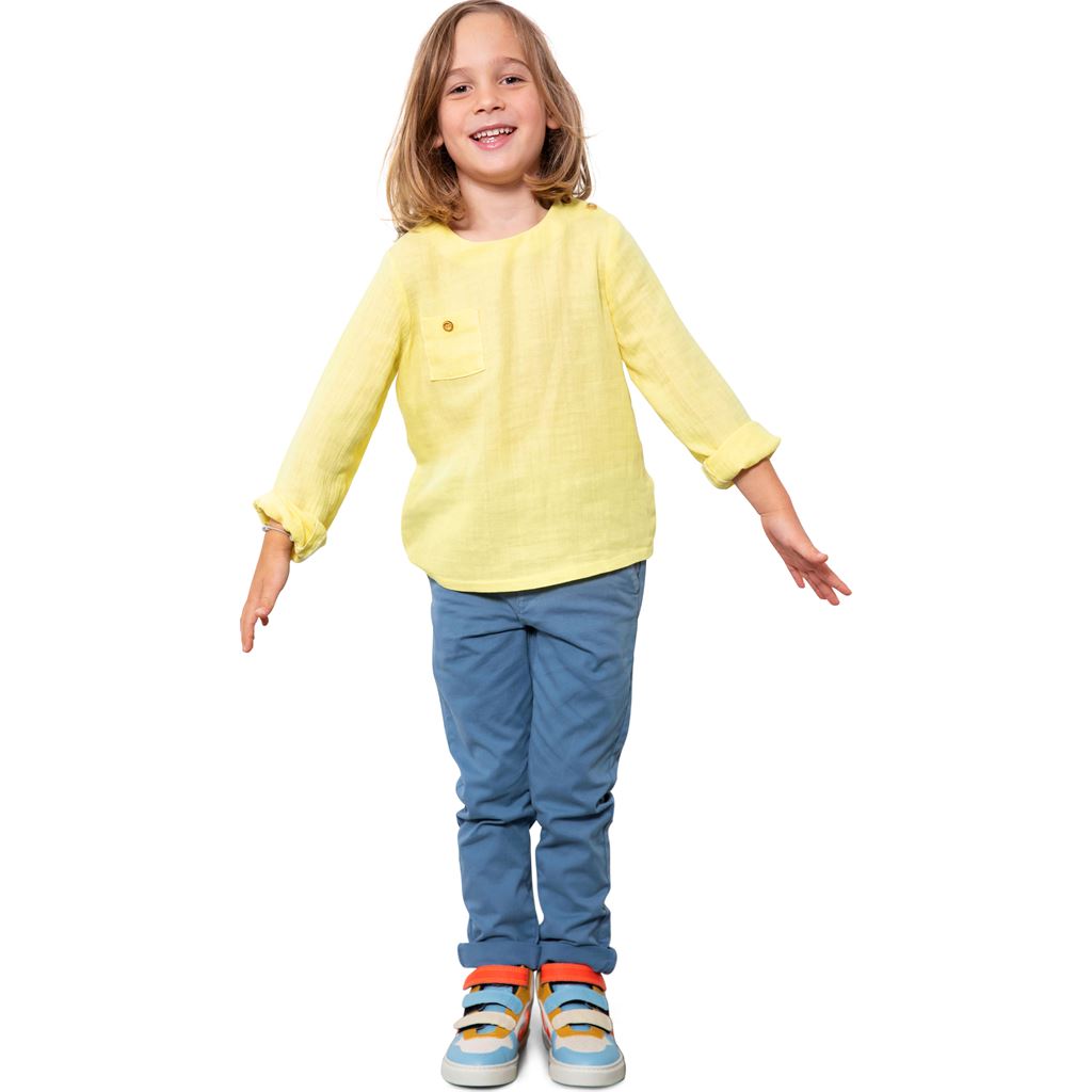 Burda Style Pattern 9227 Childrens Shirt B9227 Image 4 From Patternsandplains.com