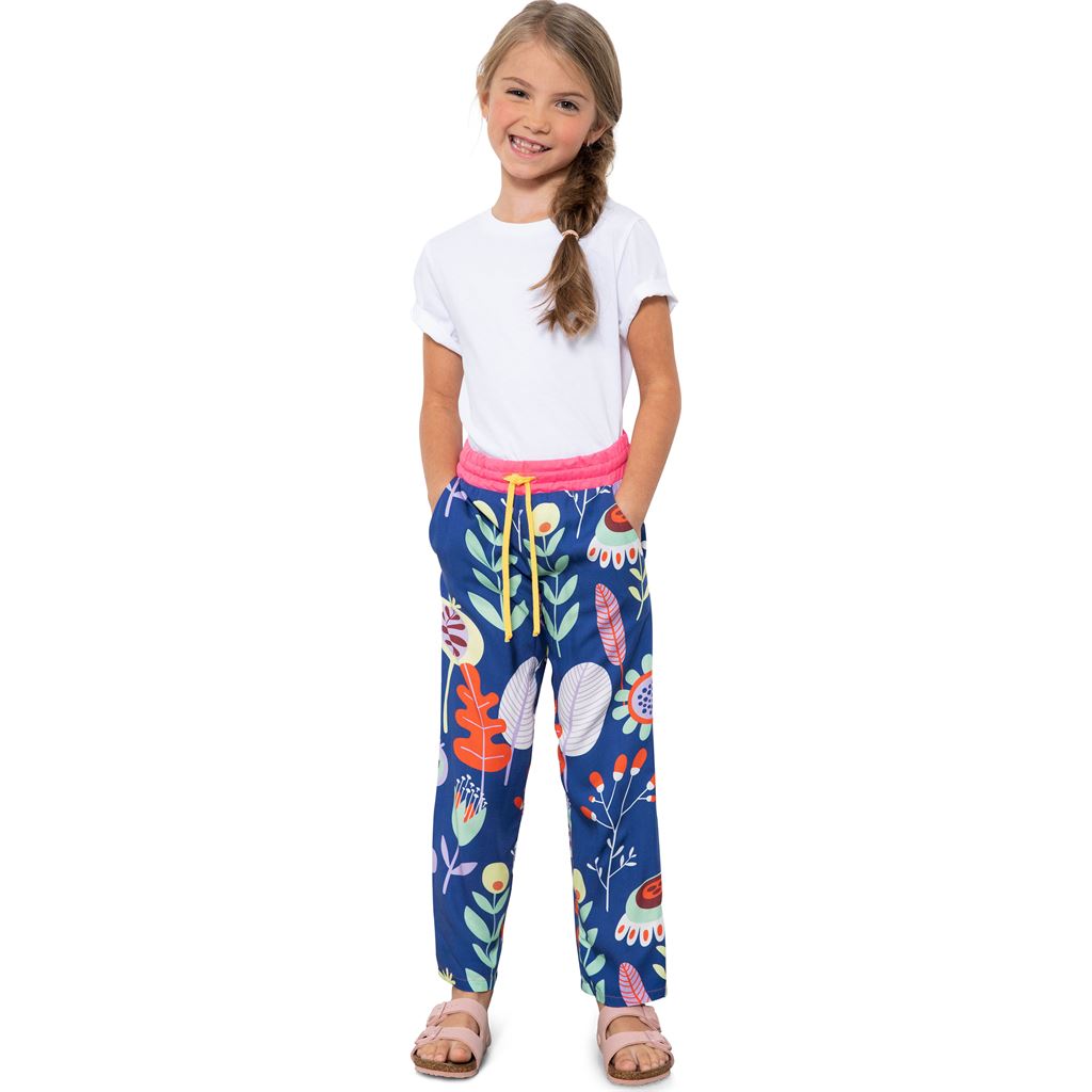 Burda Style Pattern 9228 Childrens Pants B9228 Image 2 From Patternsandplains.com