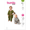 Burda Style Pattern 9235 Babies Jumpsuit B9235 Image 1 From Patternsandplains.com