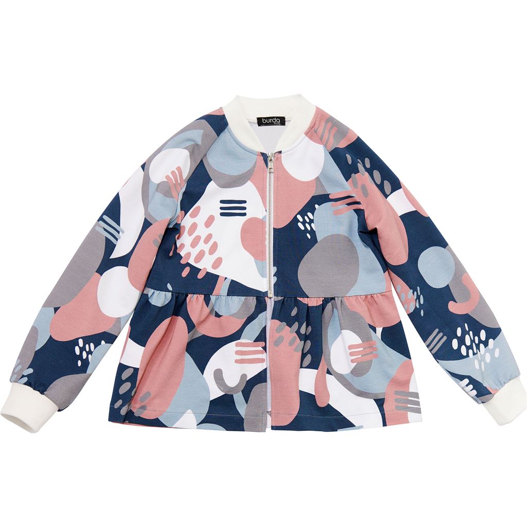 Burda Style Pattern 9237 Childrens Blouson Top B9237 Image 7 From Patternsandplains.com