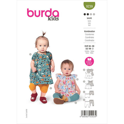Burda Style Pattern 9239 Babies Co ords B9239 Image 1 From Patternsandplains.com