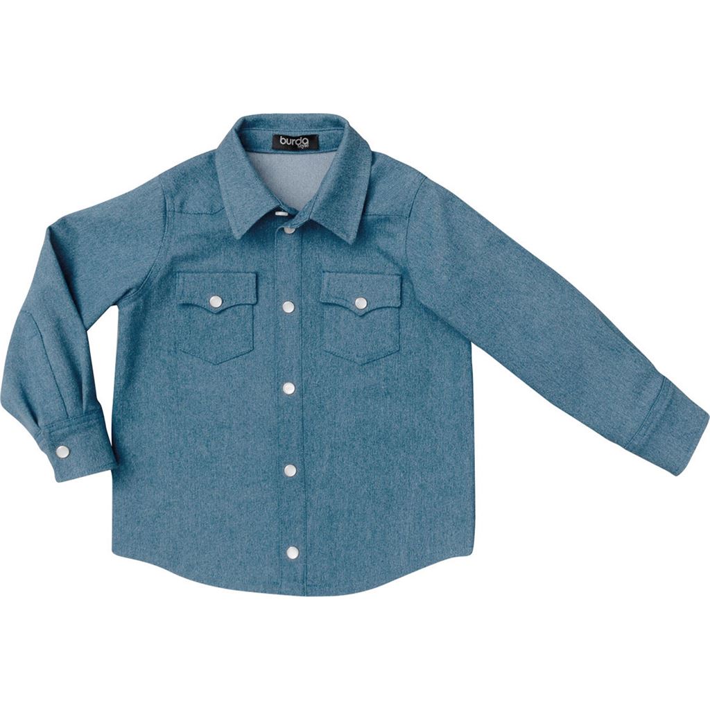 Burda Style Pattern 9248 Childrens Shirt Waistcoat and Vest B9248 Image 6 From Patternsandplains.com