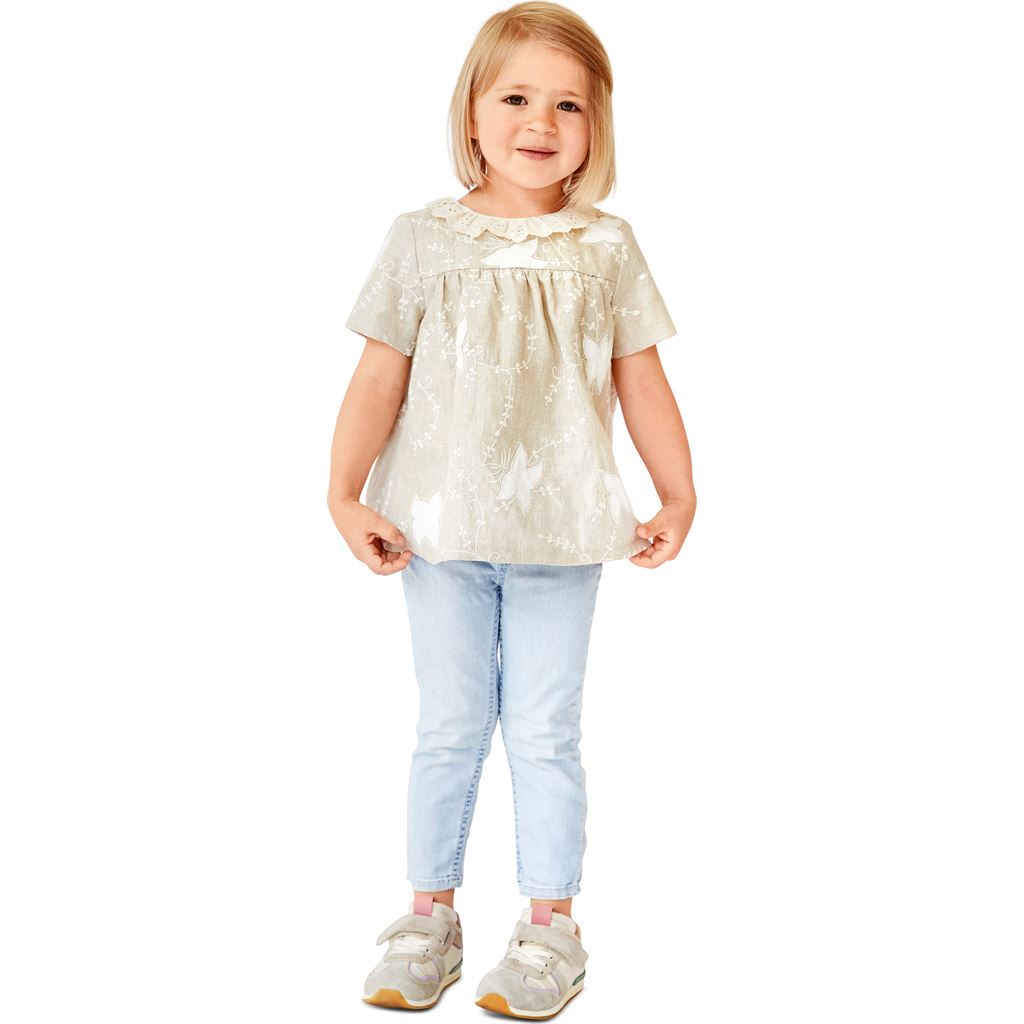 Burda Style Pattern 9260 Babies Dress and Blouse B9260 Image 6 From Patternsandplains.com