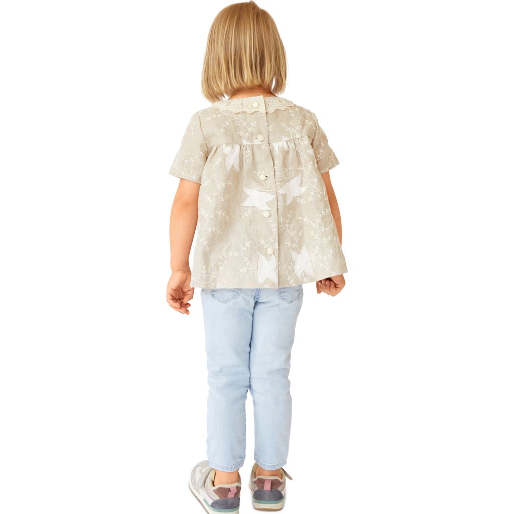 Burda Style Pattern 9260 Babies Dress and Blouse B9260 Image 7 From Patternsandplains.com