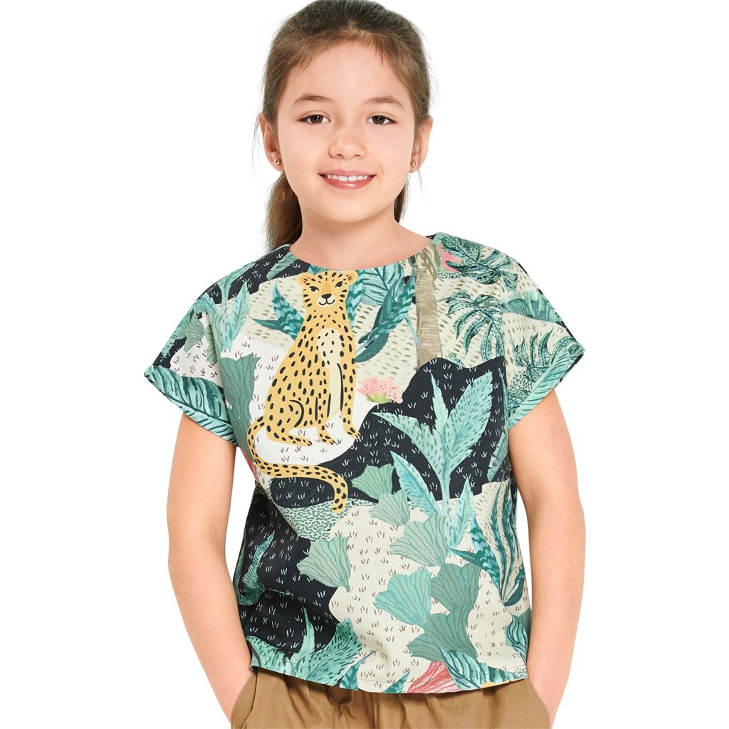 Burda Style Pattern 9282 Childrens Top and Dress B9282 Image 2 From Patternsandplains.com